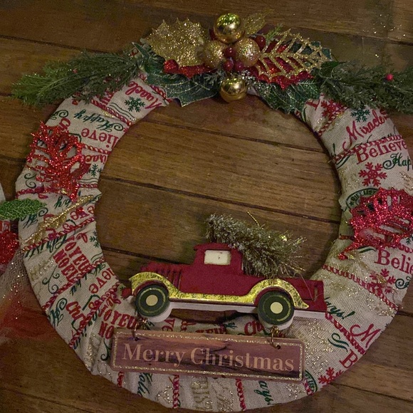 3 THREE Holiday Wreaths - Picture 3 of 7